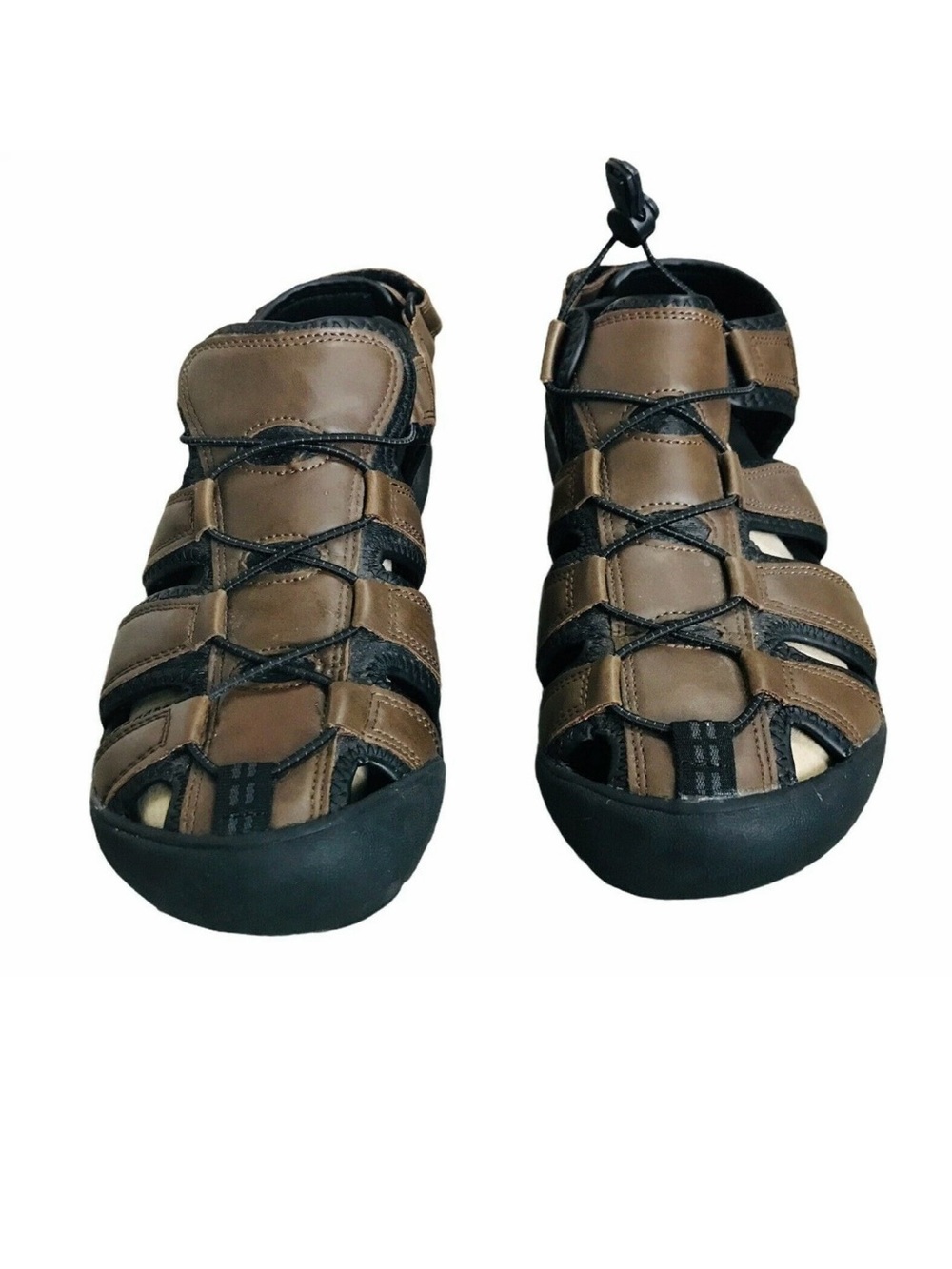 Khombu Black Casual Fisherman-Style Sandal